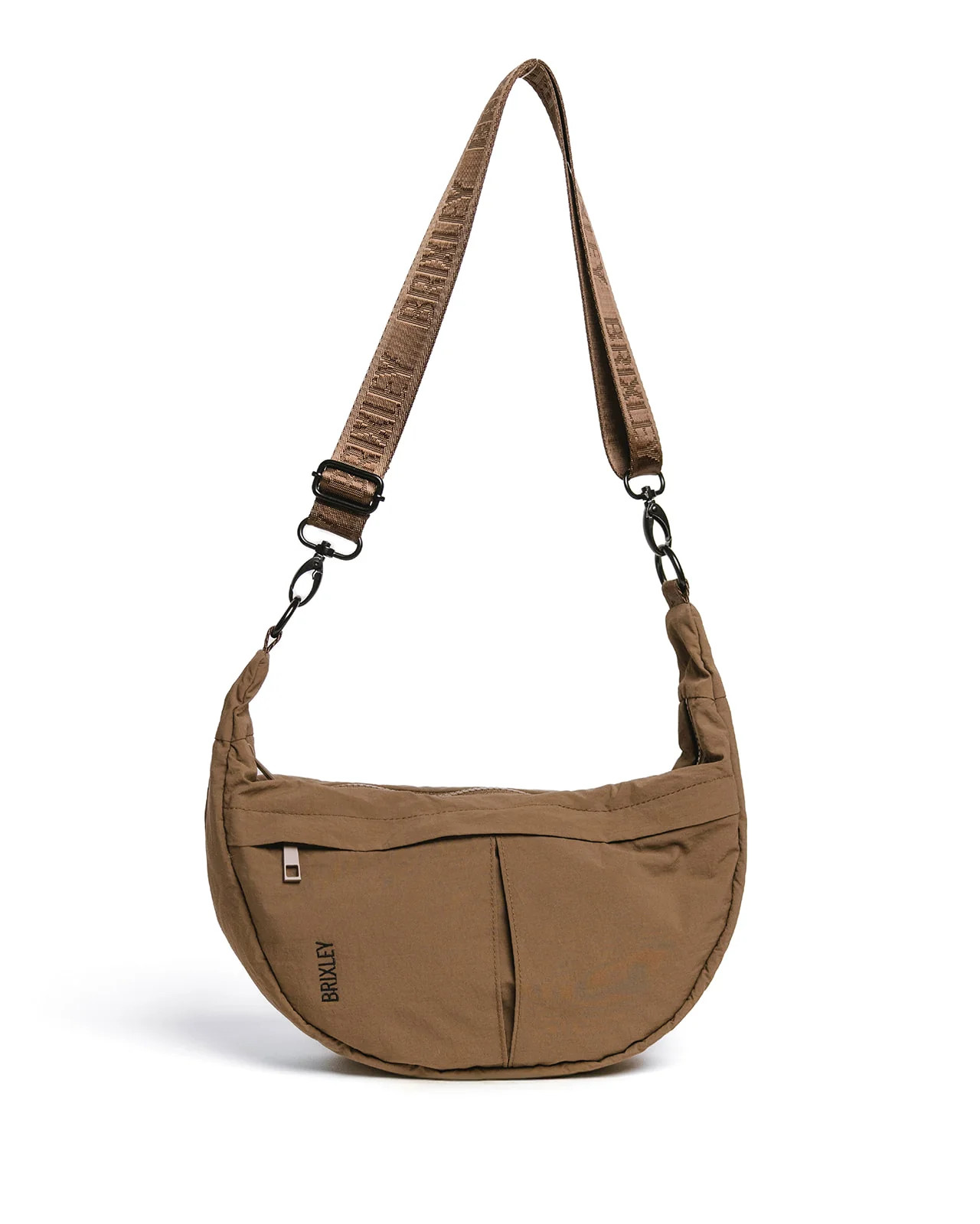 Mocha Crescent Bag | Brixley Bags