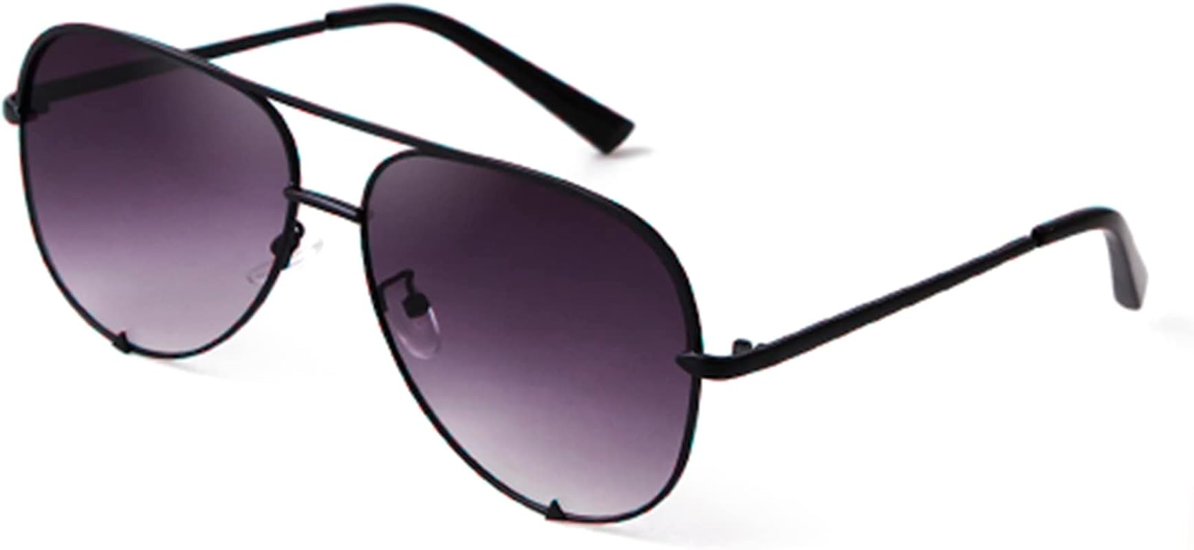 ADE WU Retro Oversized Aviator Sunglasses for Women Classic Black Gold Metal Vintage Big Pilot Su... | Amazon (US)