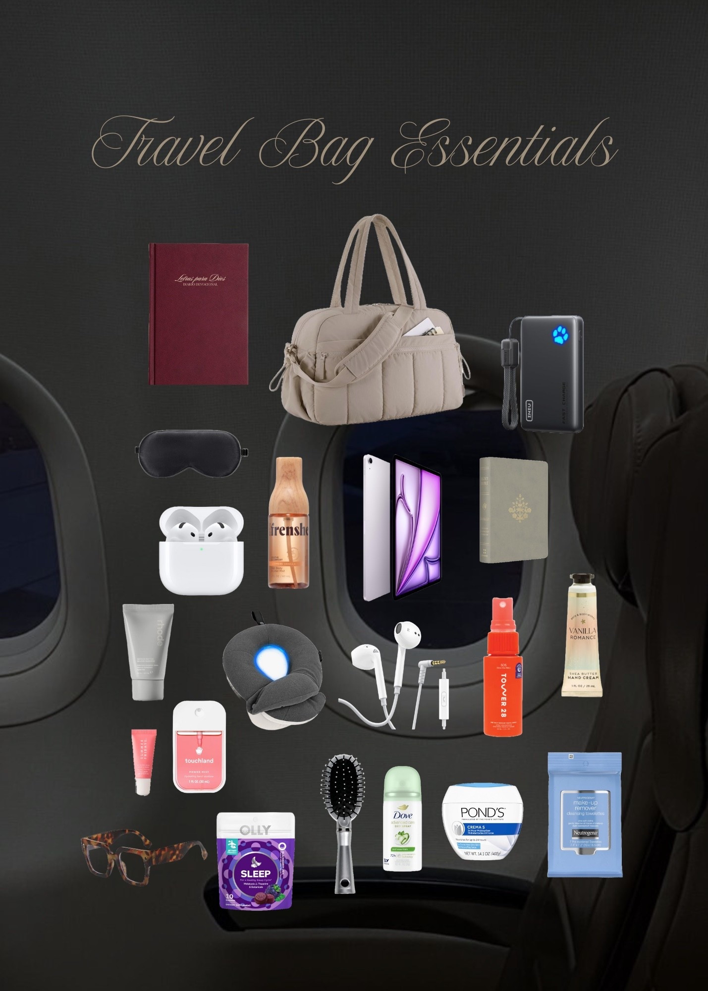 travel essentials for an overnight flight ✈️

#LTKvlog #LTKBeauty #LTKTravel