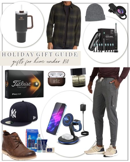 Holiday gift guide - gifts for him under $50!

#mensgifts #giftsforhim 

#LTKGiftGuide #LTKmens #LTKHoliday