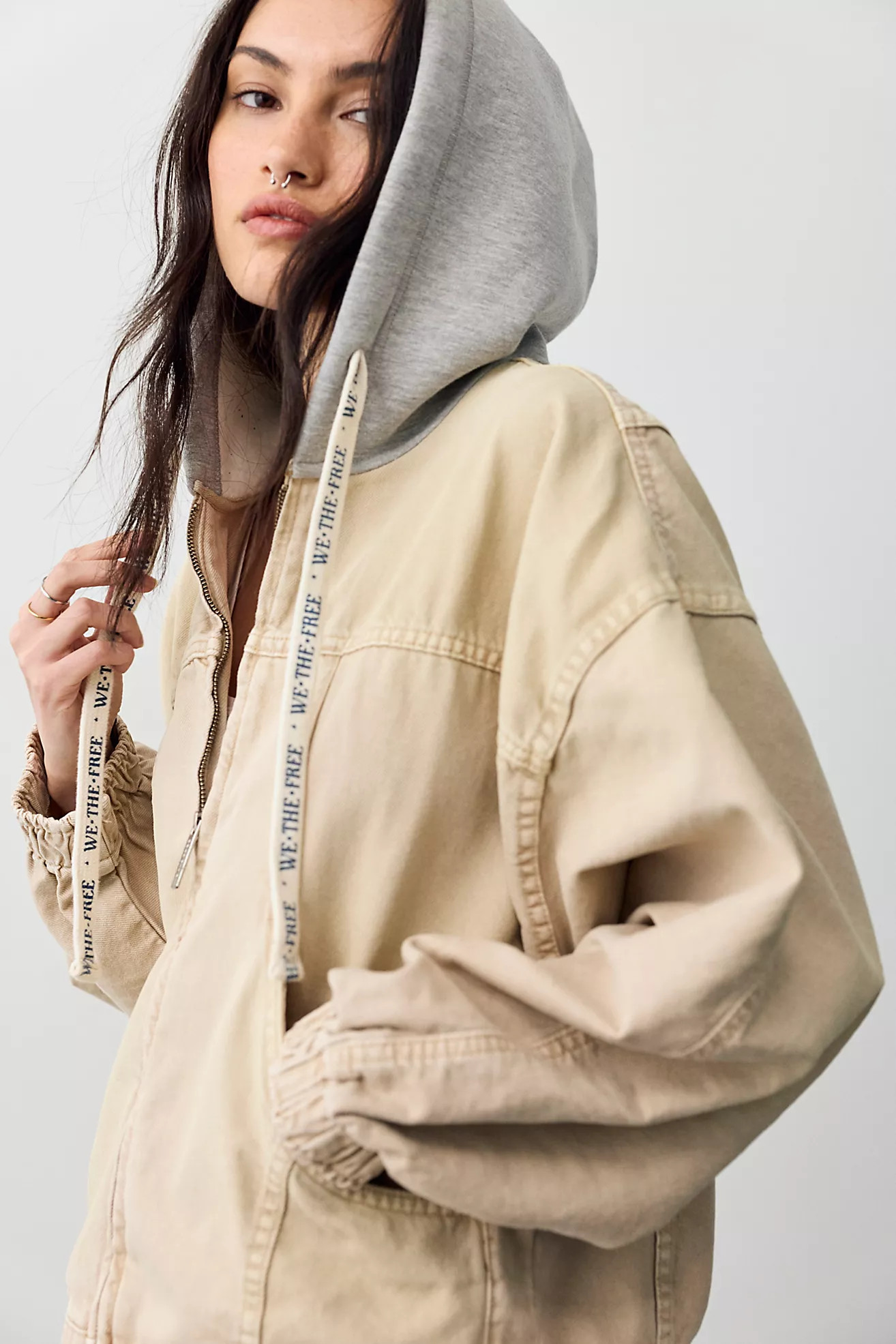 We The Free Iggy Hooded Denim Jacket | Free People (Global - UK&FR Excluded)