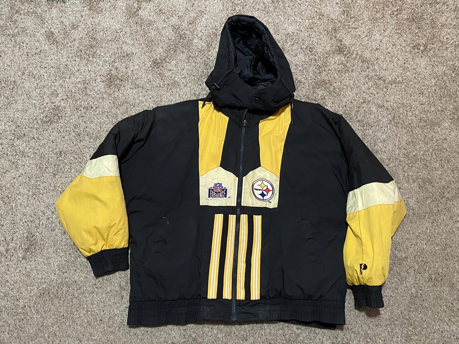 Vintage Pro Player Reversible Puffer Jacket Pittsburgh Steelers Men’s XL NFL 90s | eBay US