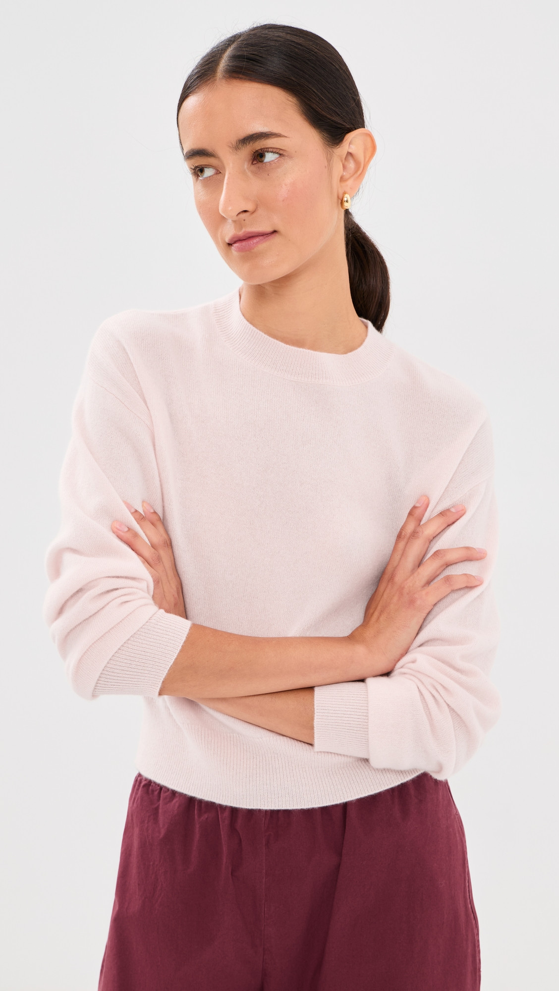 Le Kasha Menorca Cashmere Sweater Light Pink S | Shopbop