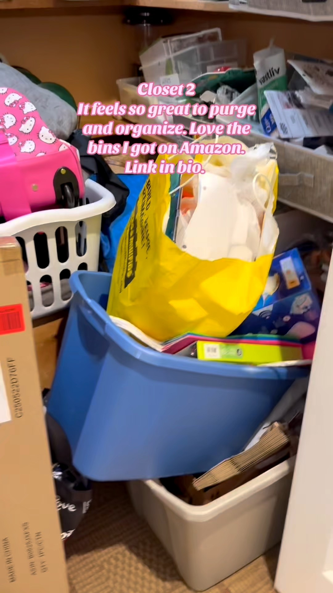 Love these storage bins from Amazon!! #organizaton 

#LTKGiftGuide #LTKdayinmylife #LTKHome