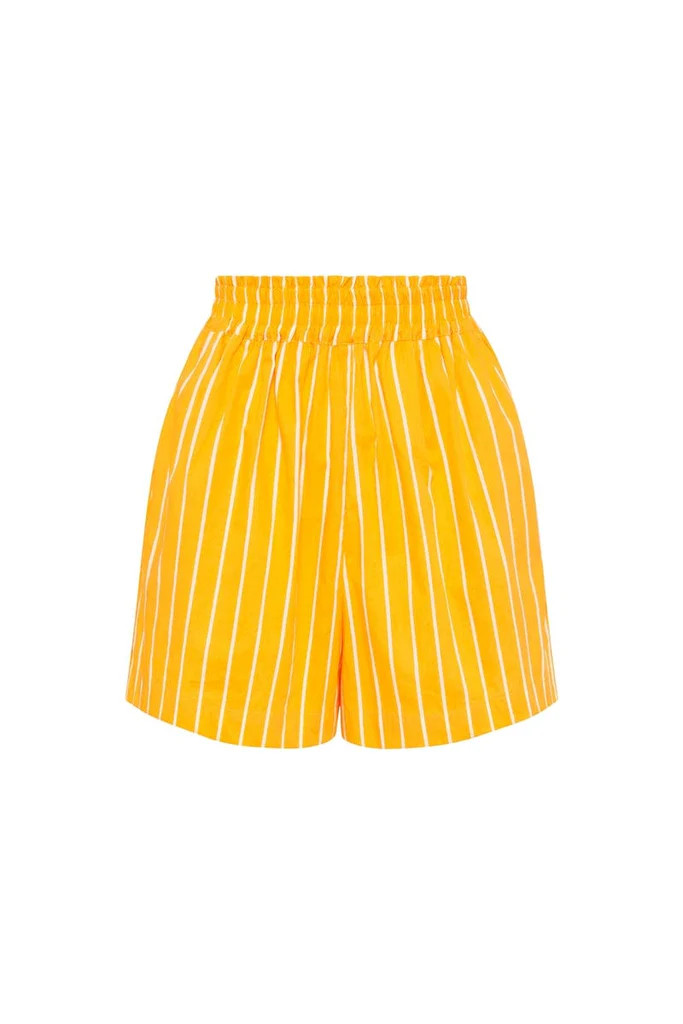 Elva Shorts Adia Stripe Print Citrus | Faithfull (AU)