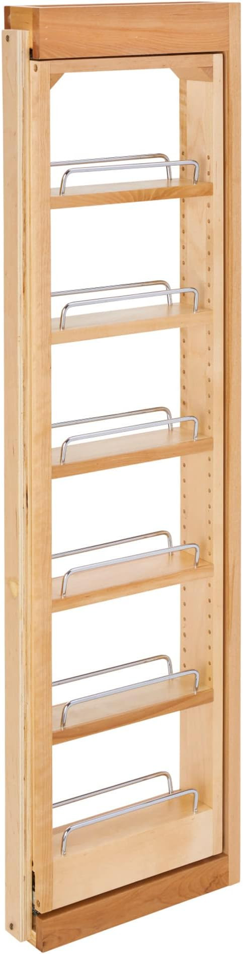 Rev-A-Shelf 3" W x 42" H Pull Out Quad Shelf Organizer for Wall & Base Kitchen Cabinets, Full Ext... | Amazon (US)