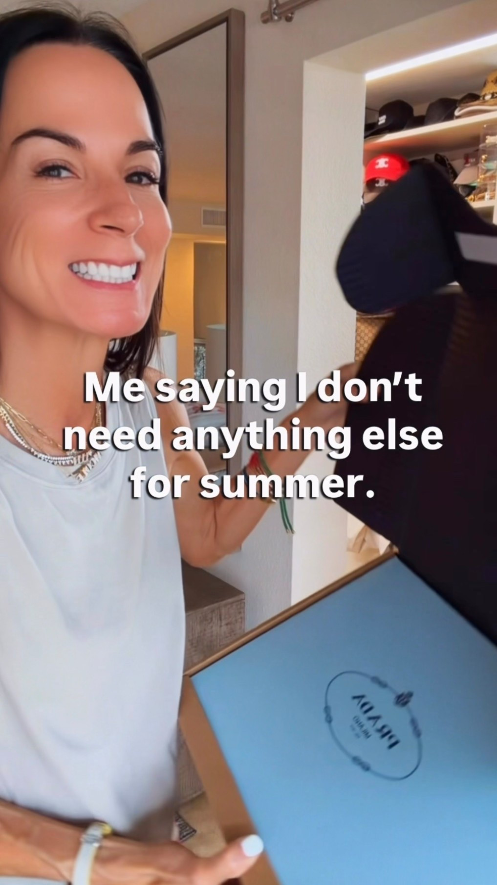 I swear this was the last thing I needed for summer… 😂👡

And yet, here we are.

Please tell me I’m not the only one. What’s your weakness: shoes, bags, makeup, or home decor? 👇

#NicoleColeeStyle #FashionHumor #DesignerStyle #SummerFashion #LuxuryLifestyle

#LTKdayinmylife #LTKgrwm #LTKootd