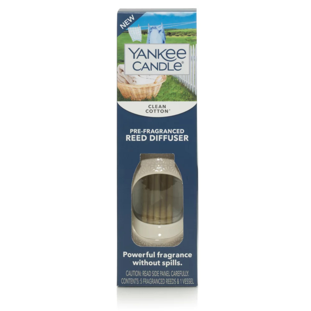 Clean Cotton® Pre-Fragranced Reed Diffusers - Pre-Fragranced Reed Diffusers | Yankee Candle | Yankee Candle