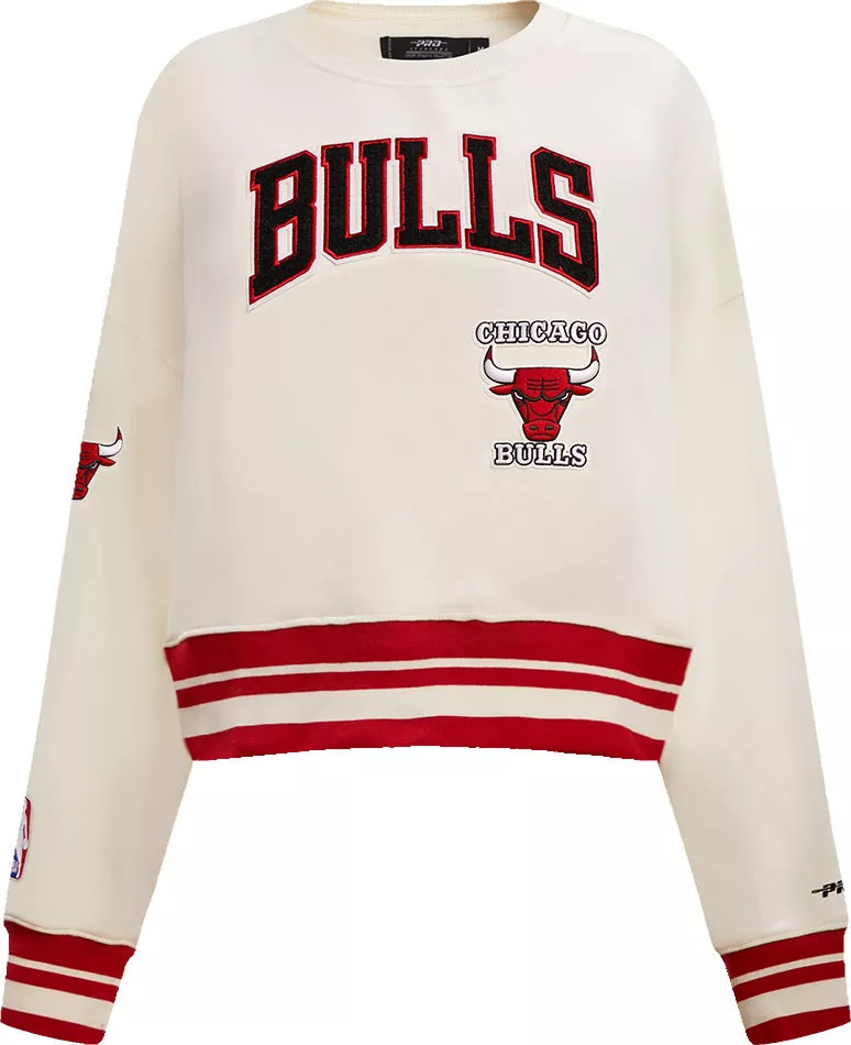 Pro Standard Women's Chicago Bulls Ribbed Crewneck Sweatshirt | DICK'S Sporting Goods