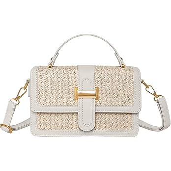 Straw Crossbody Bags for Women Summer Straw Clutch Bag Woven Beach Purse Vacation Handbags | Stra... | Amazon (US)
