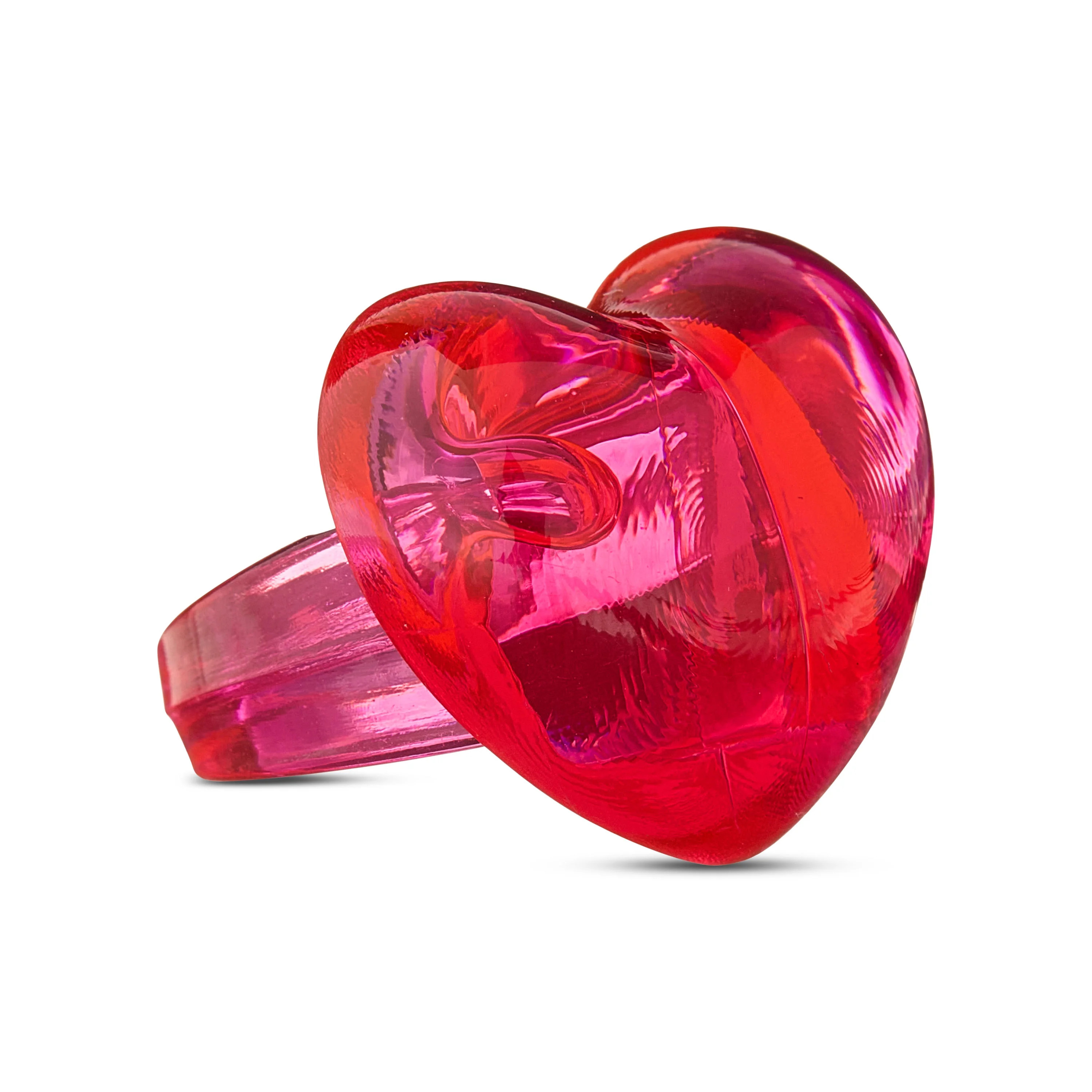 Heart Ring Party Favors, Red, 10 Count, Valentine's Day by Way To Celebrate | Walmart (US)