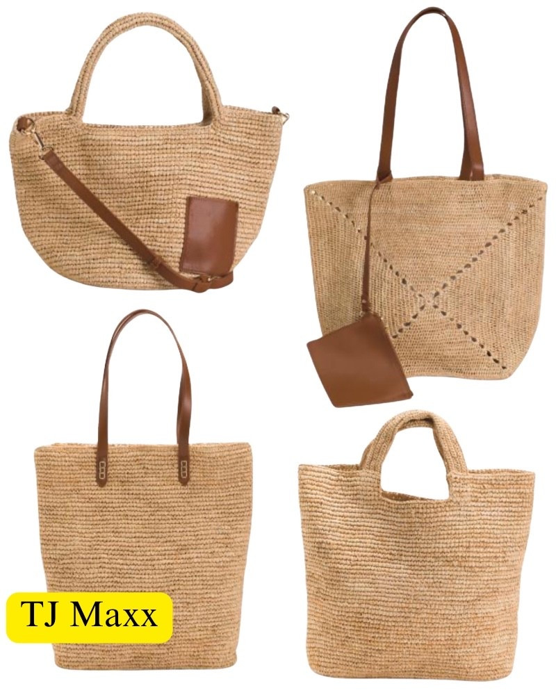 Straw studios raffia bags on sale at TJ Maxx. These are perfect for spring & summer. Beach, pool, purse, resort, tote.

#LTKSwim #LTKSaleAlert #LTKTravel