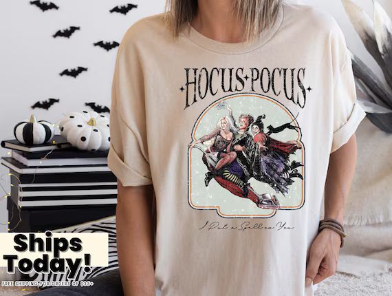 Vintage Hocus Pocus Shirt Hocus Pocus T-shirt Sanderson - Etsy | Etsy (US)