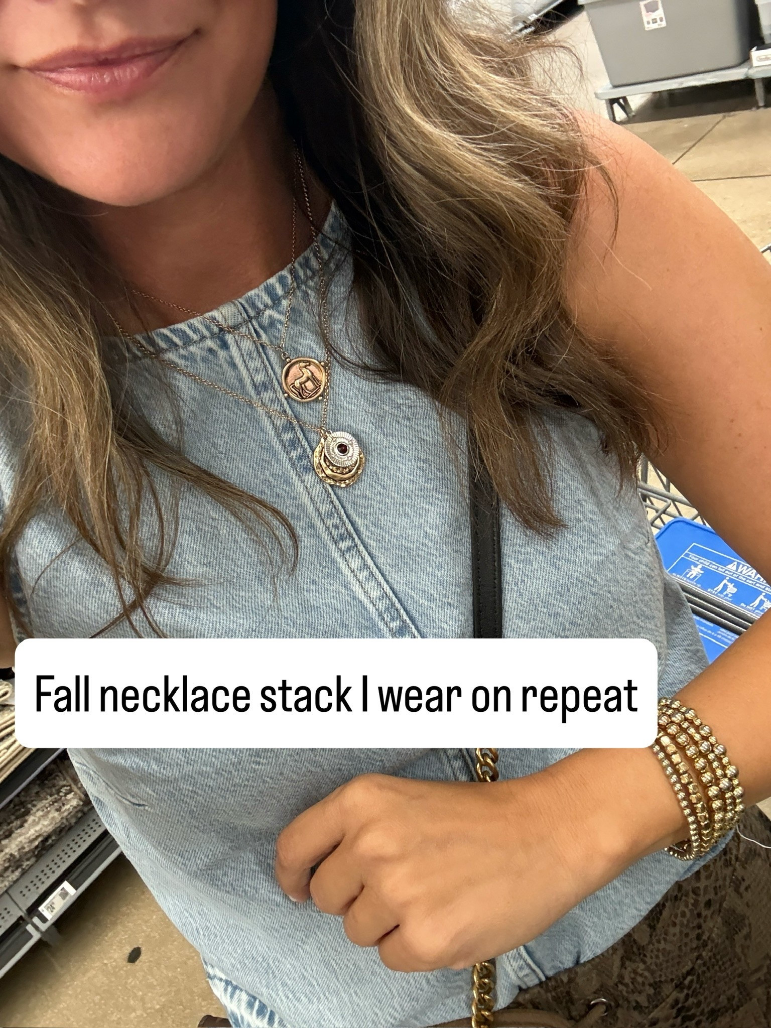 This @Target necklace stack has been a recent staple for me going into fall!

#LTKootd #LTKdayinmylife #LTKmomlife