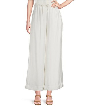 Lucy Paris Bea Flowy Flat Front Wide Leg Coordinating Pants | Dillard's | Dillard's