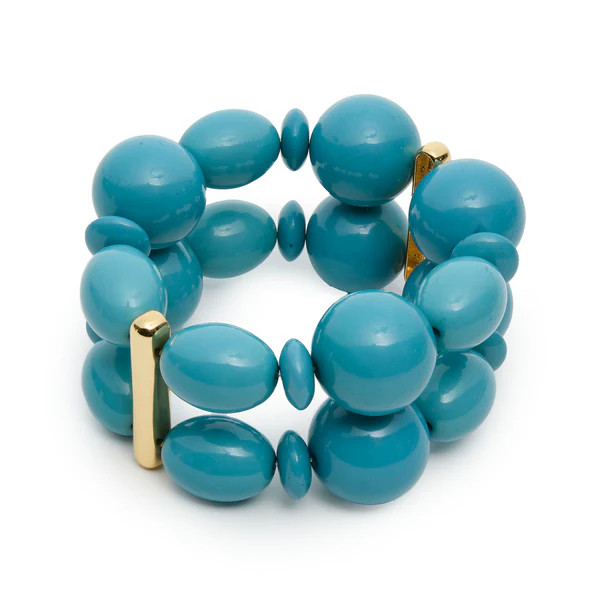 TURQUOISE AVENTURA DOUBLE ROW BRACELET | LELE SADOUGHI