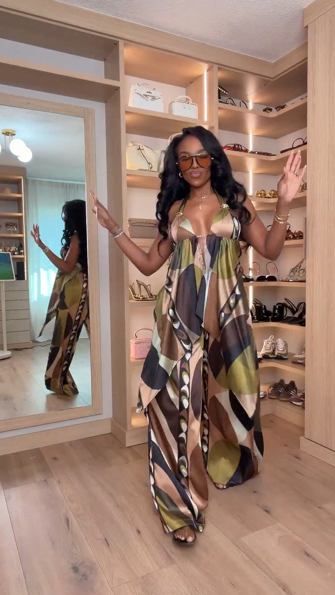 Scroll to shop this statement maxi dress featuring a bold abstract print with earthy tones and a flowy silhouette that moves beautifully.

Perfect for vacations, resort dinners, summer events, beach nights, or tropical getaways.

#LTKootd #LTKTravel #LTKPetite