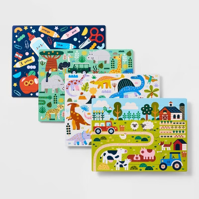 4pk Tray Puzzles - Gigglescape™ | Target