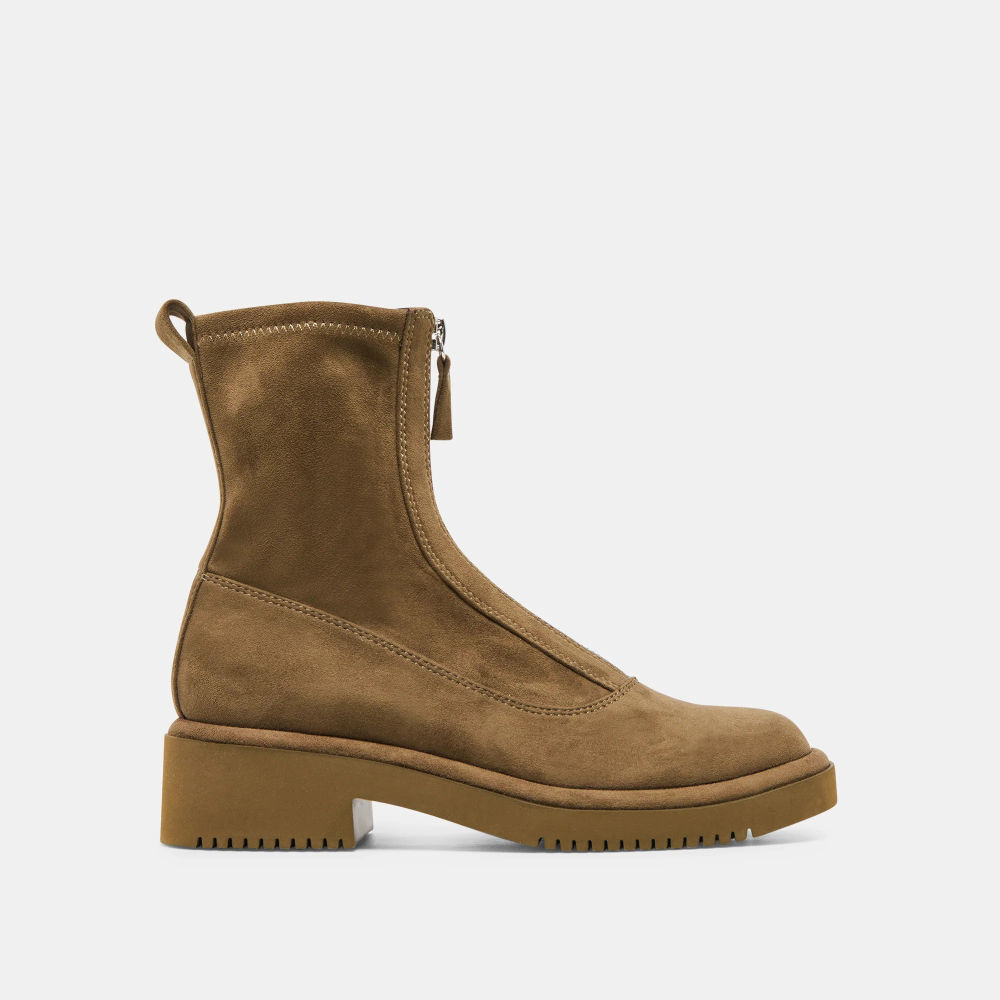 Shante Boots Dk Olive Stella Suede | DolceVita.com