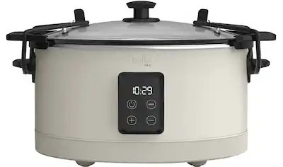 bella PRO - 7-qt. Programmable Slow Cooker with Searing Function - Oatmilk | Best Buy U.S.