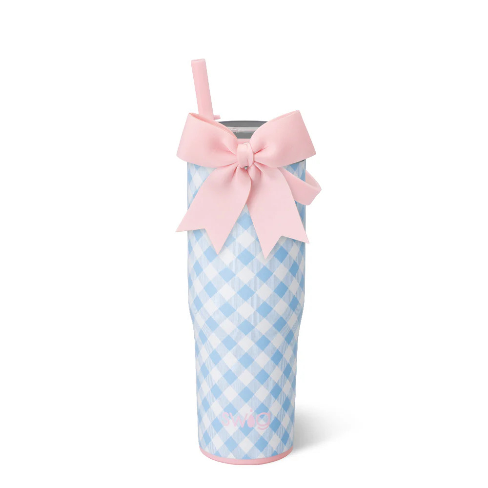 Gingham To-Go Tumbler 30oz | Swig Life