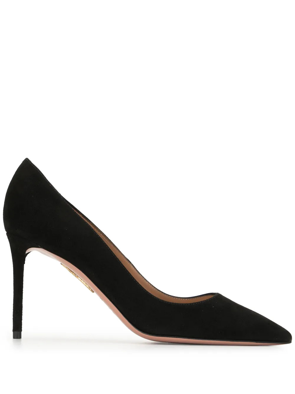 Aquazzura 85mm Purist Pumps | Black | FARFETCH | Farfetch Global