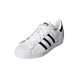 adidas Originals Women's Superstar Shoes Sneaker, Tonal White/Black/Gold Metallic, 5.5 | Amazon (US)