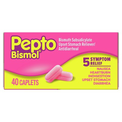 Pepto-Bismol Caplets, Upset Stomach Relief, Stomach Relief, Anti-Diarrheal - 40ct | Target