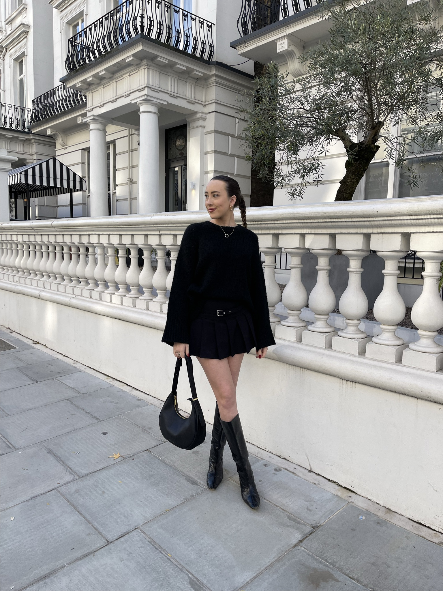 Black mini skirts, oversized jumpers and knee high boots 🖤 

#LTKfindsunder100 #LTKSeasonal #LTKeurope