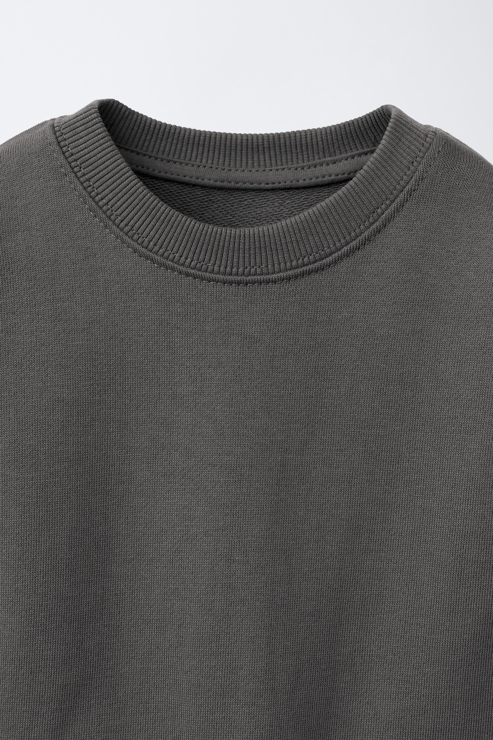 JOGGING T-SHIRT AND BERMUDA SET WITH LABEL | Zara US