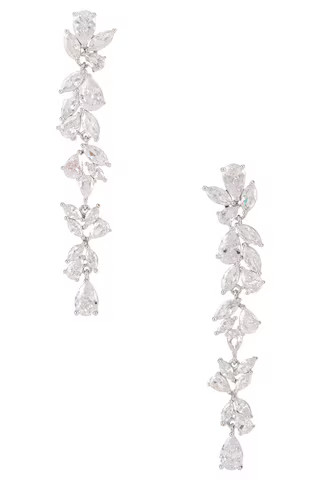 SHASHI Fallen Leaf Earrings in Crystal from Revolve.com | Revolve Clothing (Global)