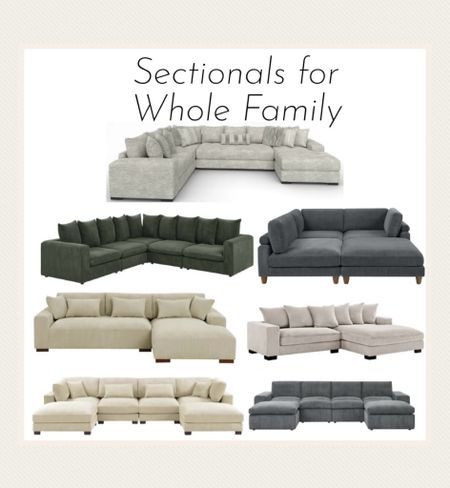 Sectionals for the whole family 

#livingroom #sectional #wayfair

#LTKSeasonal #LTKhome #LTKfamily