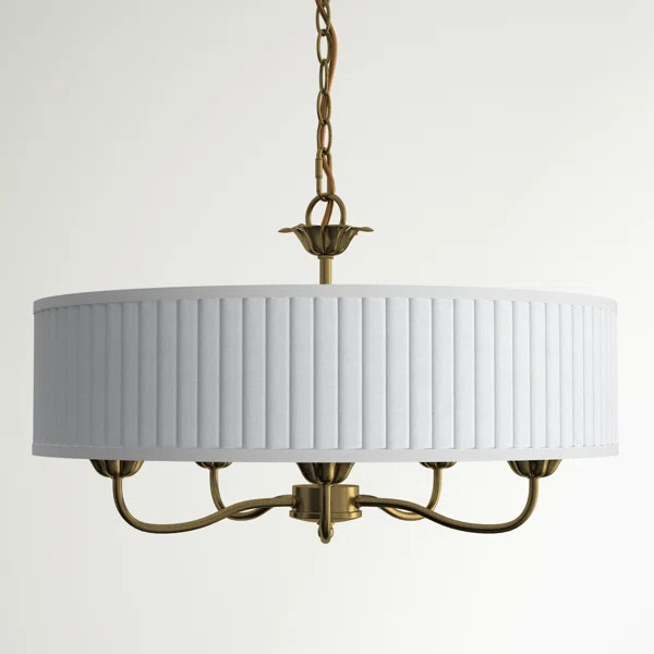 Lamotte 5 - Light Dimmable Drum Chandelier | Wayfair North America