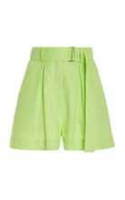 Exclusive Pleated Linen Shorts | Moda Operandi (Global)