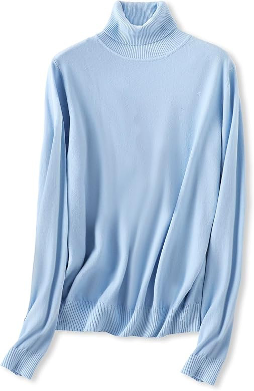 SANGTREE Women's Soft Turtleneck Sweater | Amazon (US)