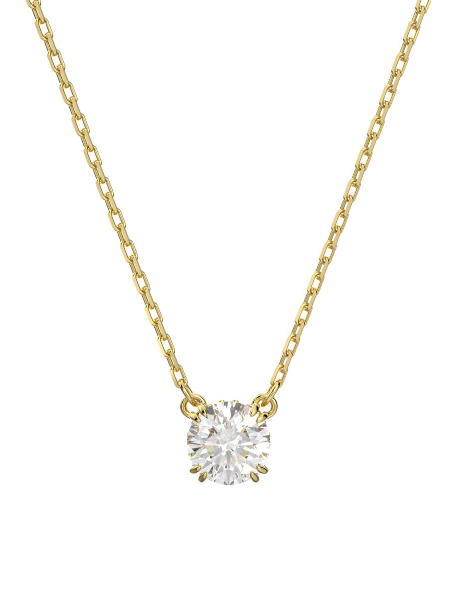 Constella Goldtone & Crystal Pendant Necklace | Saks Fifth Avenue