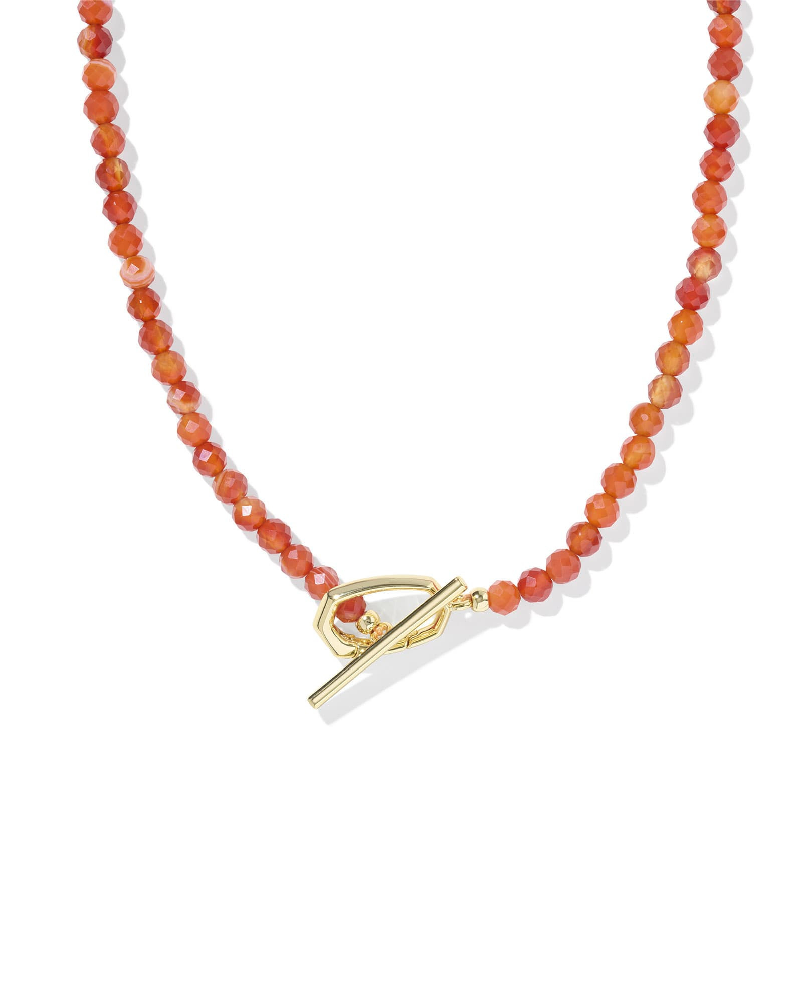 Kendra Scott Sylvia Gold Strand Necklace | Banded Agate | Kendra Scott