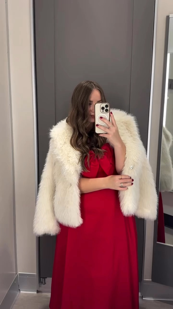 This is the PERFECT Christmas party outfit! Dress & jacket are both TTS. I’m wearing a small in the jacket and an 8 in the dress (5’2” / 160lbs)

#LTKFindsUnder50 #LTKHoliday