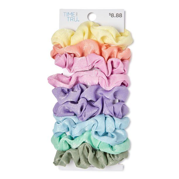 Time and Tru Pastel Pack Hair Tie Set, 10-Pack - Walmart.com | Walmart (US)