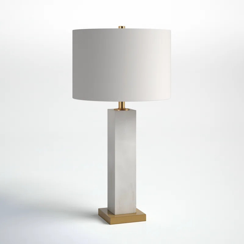 Birch Lane™ Gatlin 29" White/Sand Bronze Table Lamp & Reviews | Wayfair | Wayfair North America