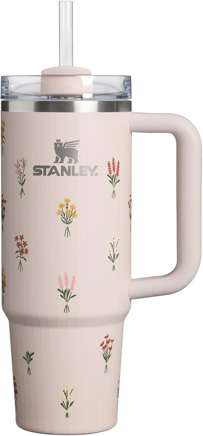 STANLEY Quencher H2.0 Tumbler with Handle and Straw | Cup Holder Compatible | Insulated Stainless... | Amazon (US)