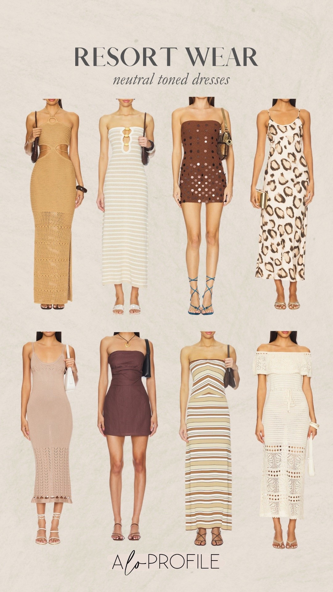 Resort Wear Dresses: Neutral via Revolve // vacation outfit, vacay style, vacay dress, summer dresses, spring dresses, vacation outfit inspo, resort wear, resort wear dress