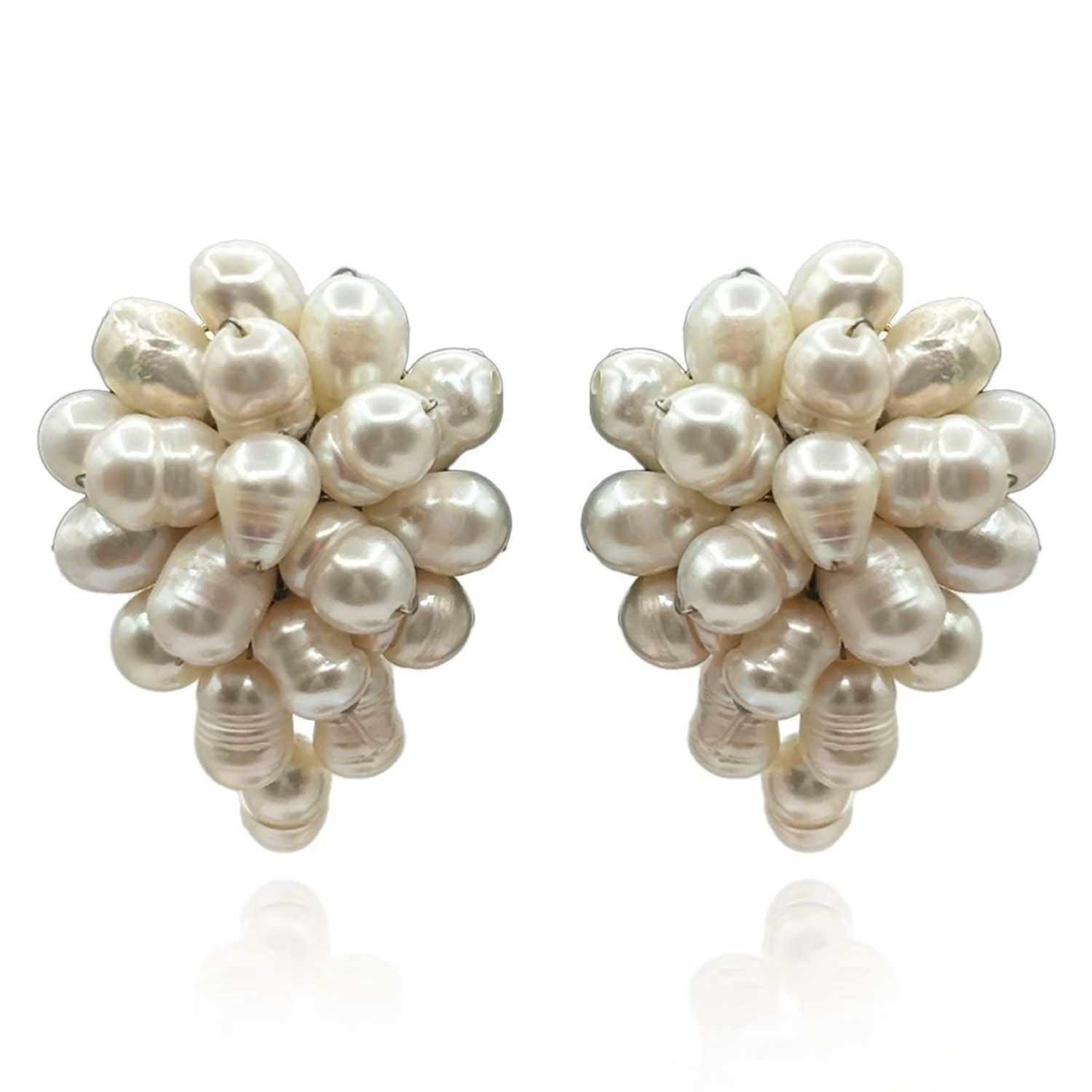 Freshwater Pearl Clip On Earrings | Wolf & Badger