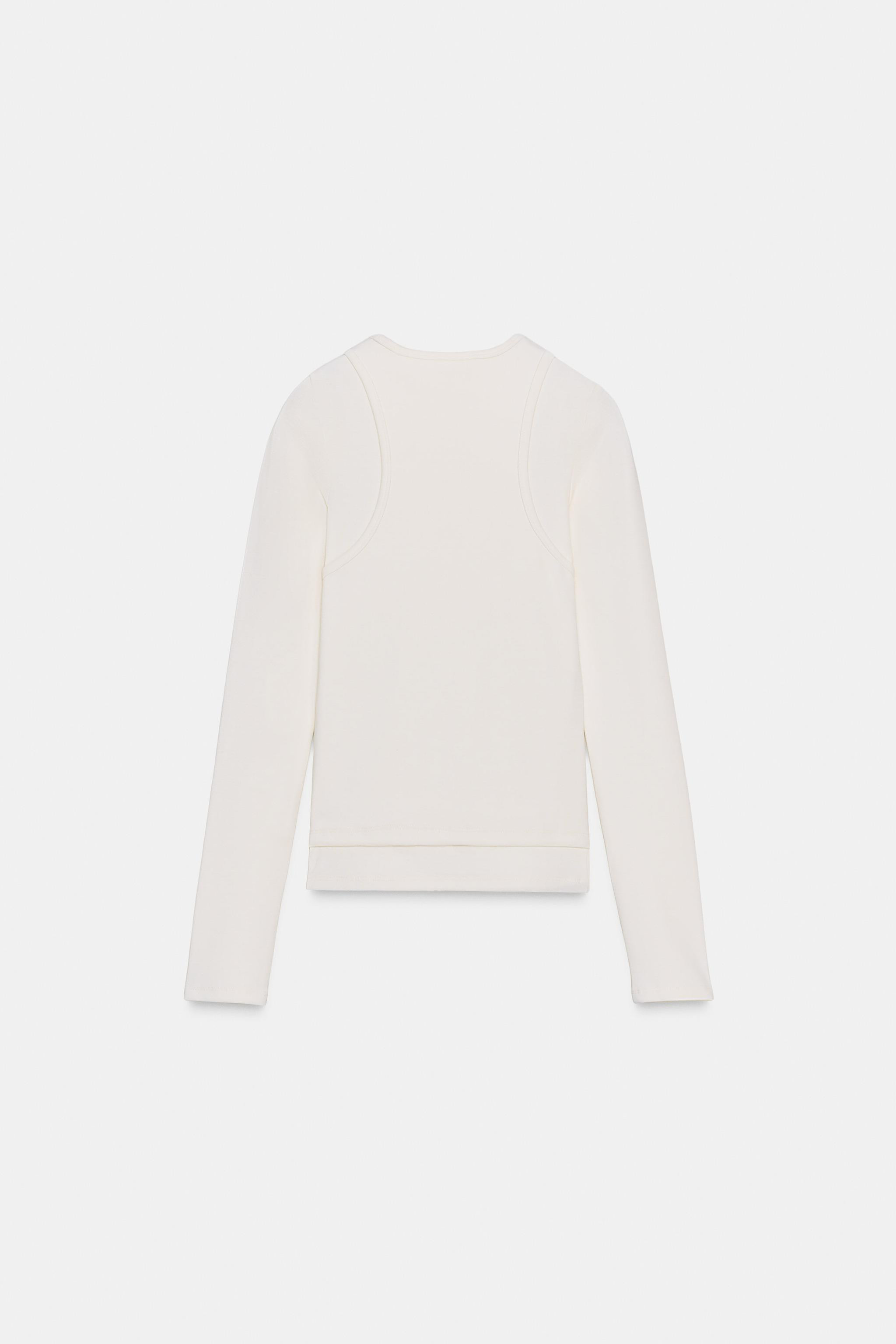 EMBROIDERED DOUBLE T-SHIRT | Zara US