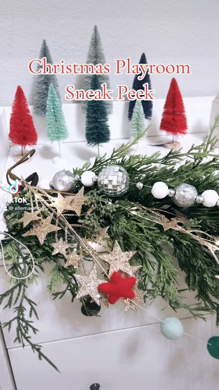 Check out the sneak peek of our Christmas playroom! I love decorating for all the holidays but Christmas is by far my favorite! Leaned into the whimsical disco ball aesthetic and I love how fun it is! 

#LTKhome #LTKkids #LTKHoliday
