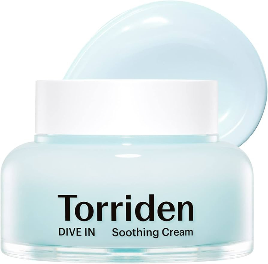 Torriden DIVE-IN Hyaluronic Acid Soothing Cream 3.38 fl oz | Revitalizing Facial Moisturizer for ... | Amazon (US)