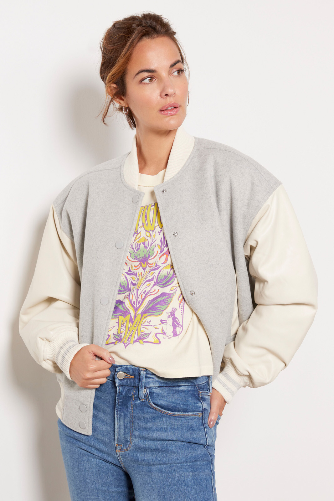 Varsity Bomber | Evereve