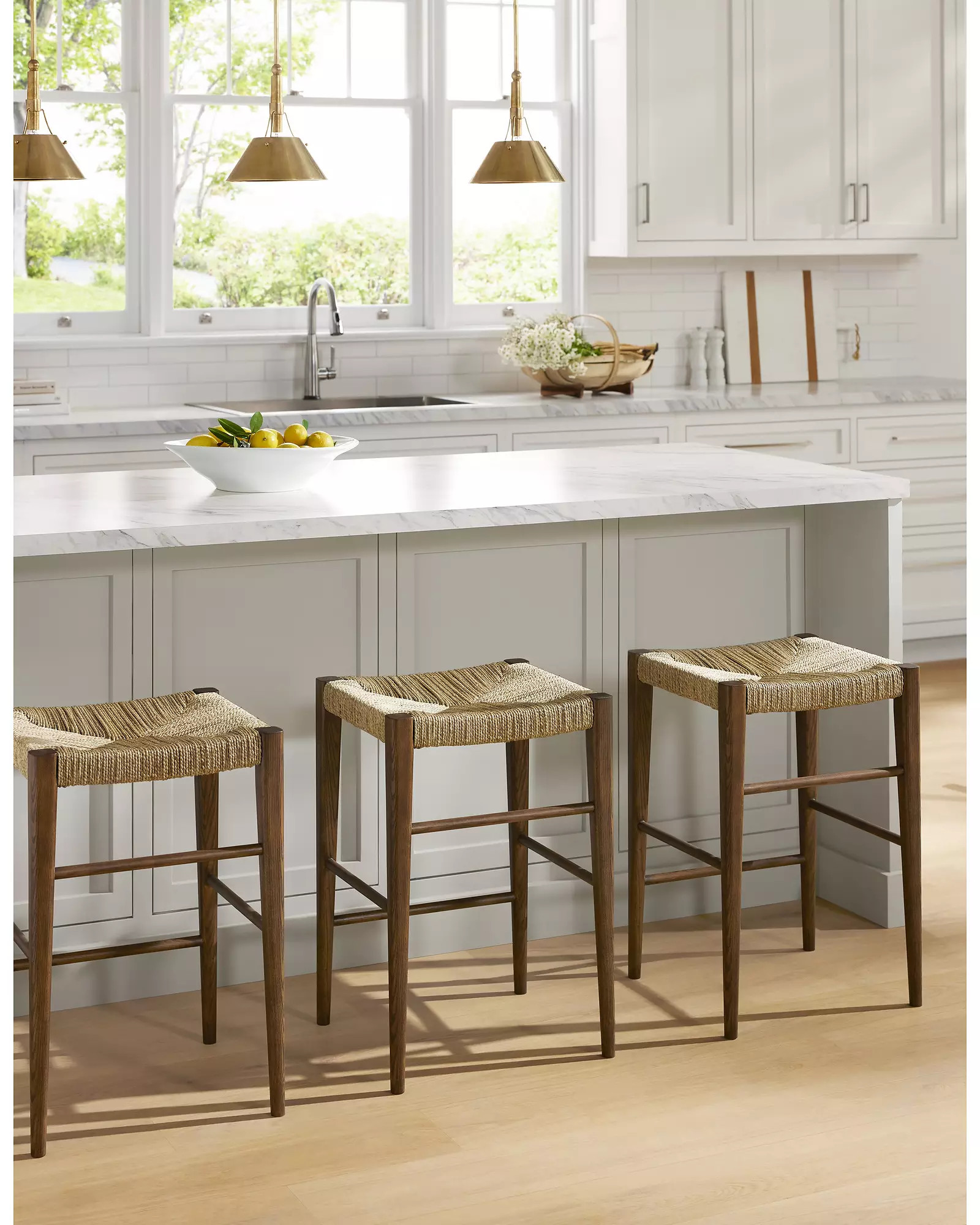Portside Backless Counter Stool | Serena and Lily