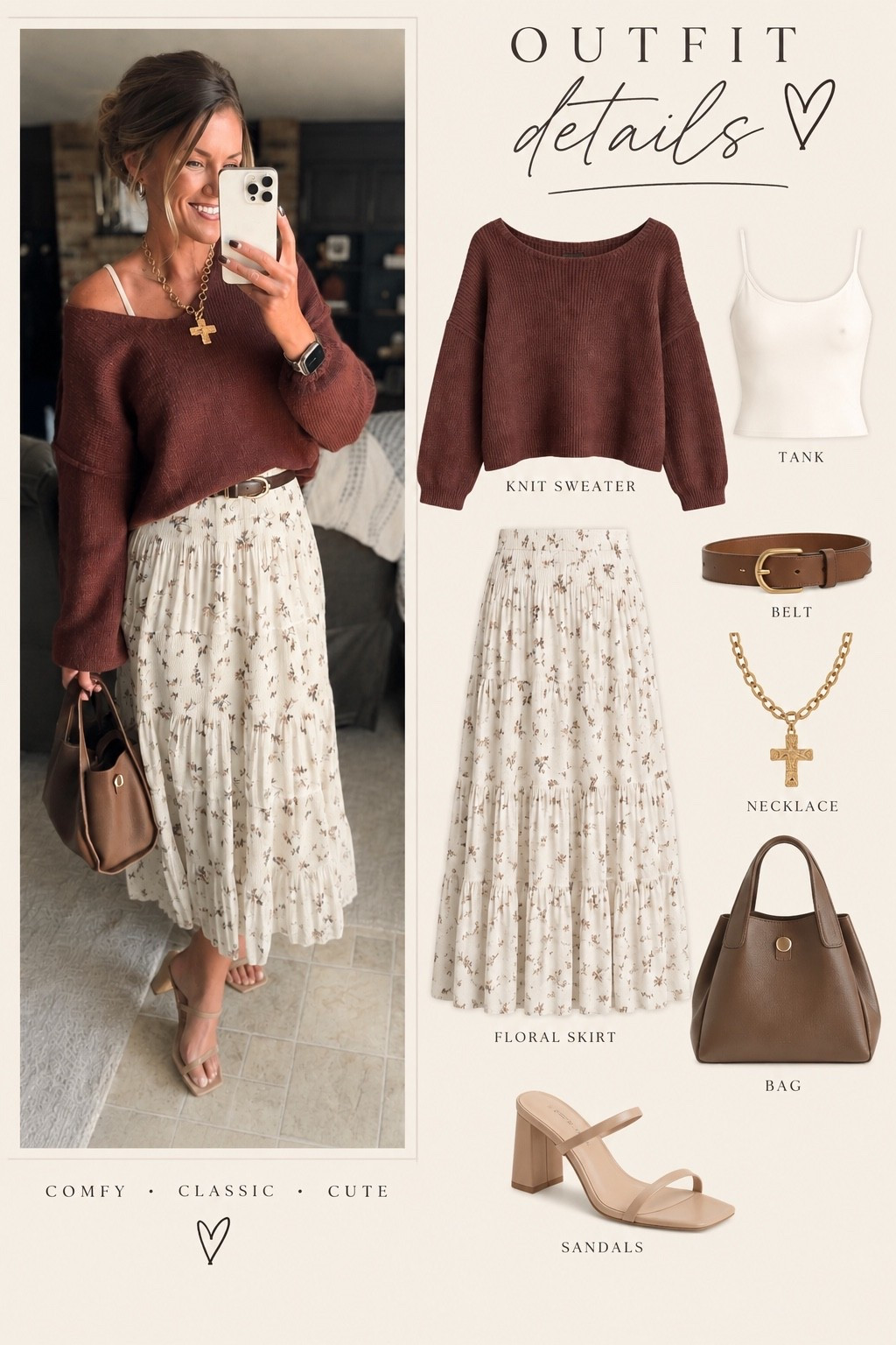 Amazon fashion finds perfect for Fall 🍁 
Sweater/ medium
Skirt/ medium 

#LTKSeasonal #LTKWorkwear #LTKStyleTip