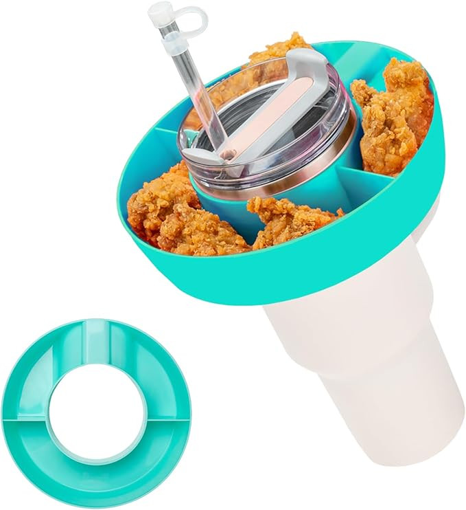 DMTINTA Snack Bowl for Stanley 40 oz Tumbler with Handle, Tumbler Snack Tray Compatible with Stan... | Amazon (US)